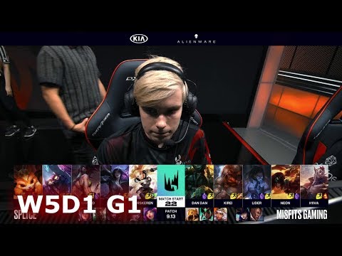 Splyce vs Misfits | Week 5 Day 1 S9 LEC Summer 2019 | SPY vs MSF W5D1