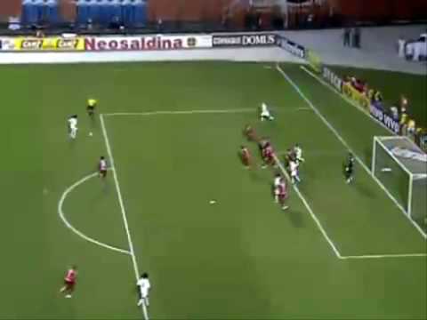 Santos 3 x 0 Mogi Mirim - Paulista 2009 - 1º gol de Neymar pelo Santos.