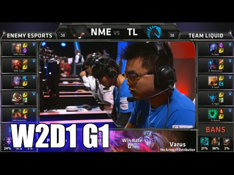 Enemy eSports vs Team Liquid | S5 NA LCS Summer 2015 Week 2 Day 1 | NME vs TL W2D1 G1 Round 1