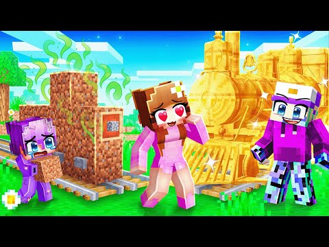 POOR vs RICH Train Build Battle!