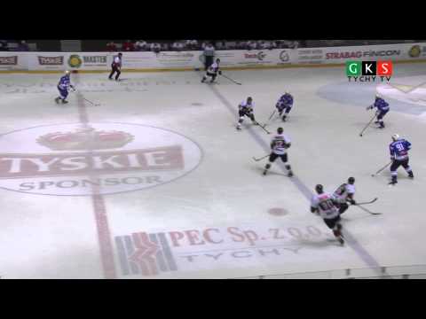 Skrót meczu GKS Tychy - TH Unia Oświęcim 3:0 (0:0, 3:0, 0:0)