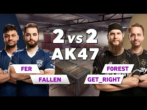 MIBR Fer and FalleN vs NiP GeT_RiGhT and F0rest | CSGO 2vs2