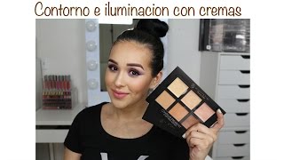 Contorno e iluminacion de rostro (Kit de cremas de contorno de anastasia)