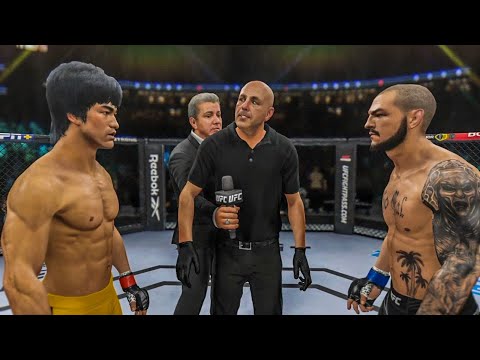 BRUCE LEE VS CUB SWANSON *HEAT*😱💯🔥🥋🥊 | UFC 4 BRUTAL FIGHT | UFC 4 2022 | UFC 4 K1 RULES | UFC 4