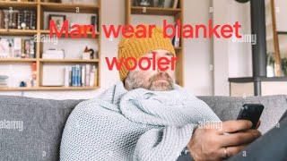 man wear blanket wooler-Europe