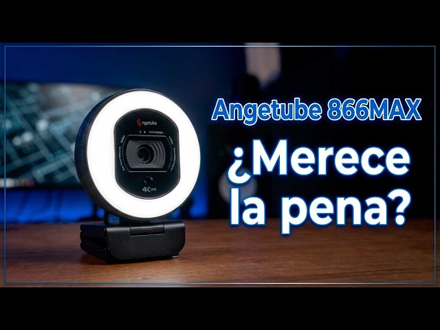 Vídeo relacionado con Angetube Cámara Web 4K Streaming con Seguimiento AI, HDR, micrófonos duales con cancelación de Ruido AI, Modos especializados USB3.0 Webcam Ideal para reuniones, conferencias, transmisión en Vivo