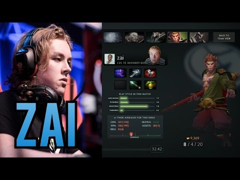 PLAYER PERSPECTIVE: EG.Zai (Monkey King) in Pro Scene [Onyx vs EG ShowMatch BetWay Arena 2017]
