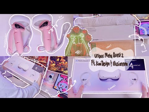 Unboxing Meta Quest 2 + Accessories ft. KiwiDesign & illusionneon