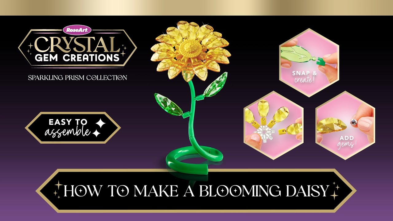 Crystal gem creations blooming daisy