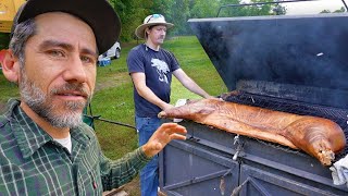 Mouth Watering SMOKED HOG Farm to Plate with Real Chef