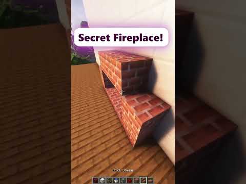 🔥 Insane Easy Redstone Fireplace in Minecraft #shorts