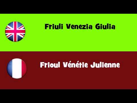 FROM ENGLISH TO FRENCH = Friuli Venezia Giulia