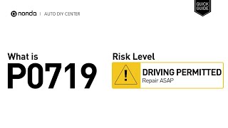 dtc p0719 interpretacji