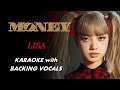 LISA - MONEY - KARAOKE with BACKING VOCALS