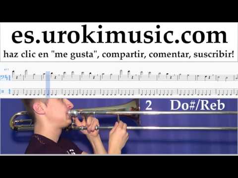 Tutorial de Trombón Shawn Mendes - There's Nothing Holdin' Me Back Clases Notas Parte#1 um-i927