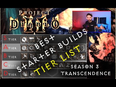 Project Diablo 2 | Best Starter Builds & Tier List! | Over 30 builds! Season 3 Domination