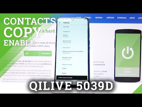 How to Copy Contacts in QILIVE 5039D – Export / Import Numbers