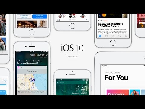 Apple's updated iOS 10 and watchOS 3