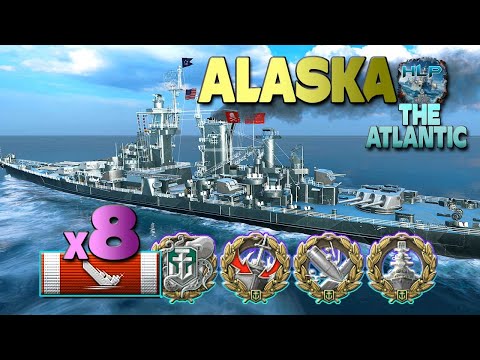 Cruiser Alaska: 8 ships destroyed - World of Warships