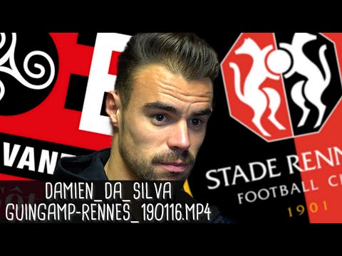 DAMIEN DA SILVA RÉAGIT APRÈS GUINGAMP - RENNES (2-1) / Ligue 1 - 16 janvier 2019
