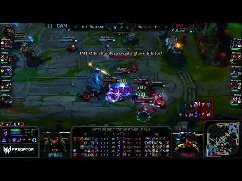 [08.10.17] Highlight - GAM vs IMT [WORLDS 2017] [Group Stage] [Day4]