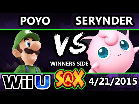 S@X - Poyo (Luigi) Vs. Serynder (Jigglypuff) SSB4 Tournament - Smash Wii U - Smash 4