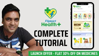 Flipkart health plus app tutorial | How to use Flipkart health+ app | Flipkart health+ sastasundar