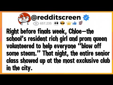 Right before finals week, Chloe—the school’s resident rich girl and prom queen—volunteered to help