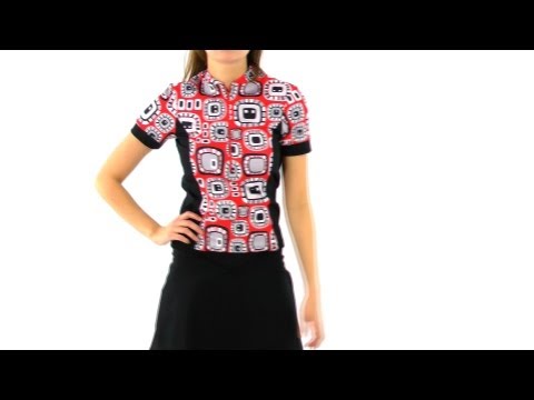Sheila Moon Women's Dri Fit Short Sleeve Cycling Jersey | SwimOutlet.com
