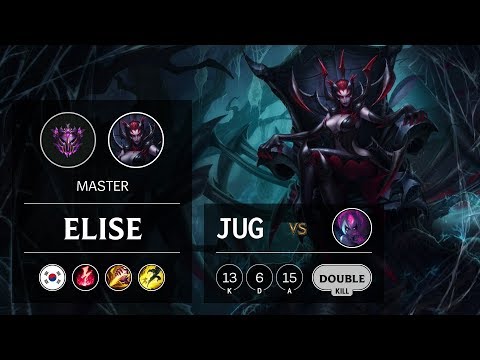 Elise Jungle vs Evelynn - KR Master Patch 10.2