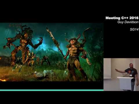 SG14 (the GameDev & low latency ISO C++ working group) - Guy Davidson - Meeting C++ 2016