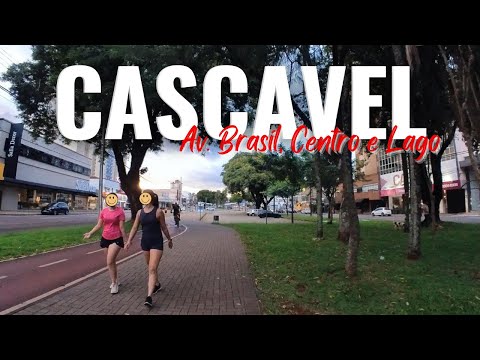 Conhecendo Cascavel - Paraná | Av. Brasil, Centro e Lago