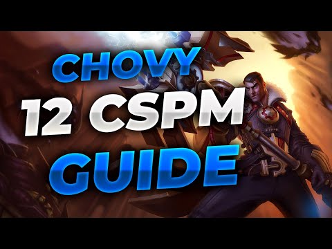 HOW CHOVY GETS 12 CSPM IN SOLO QUEUE - FARM LIKE CHOVY IN SEASON 12