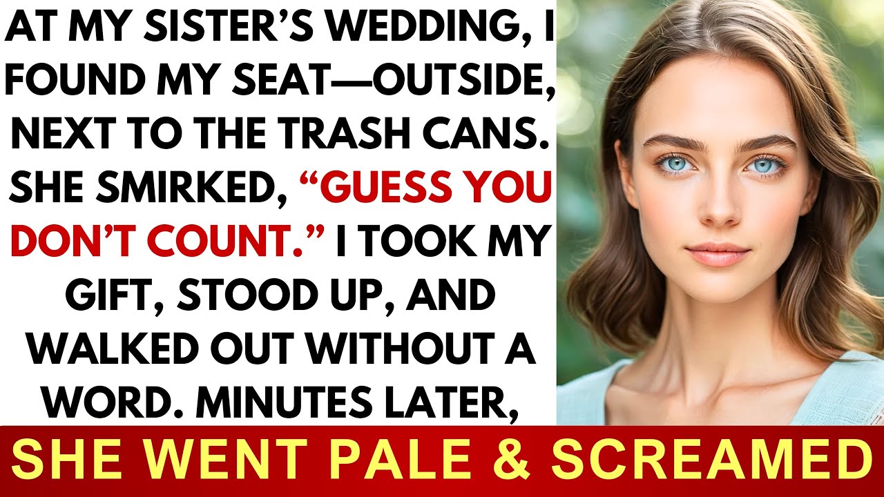 At My Sister’s Wedding, I Was Seated In The Hallway—So I Left. What Happened Next Shocked Everyone.