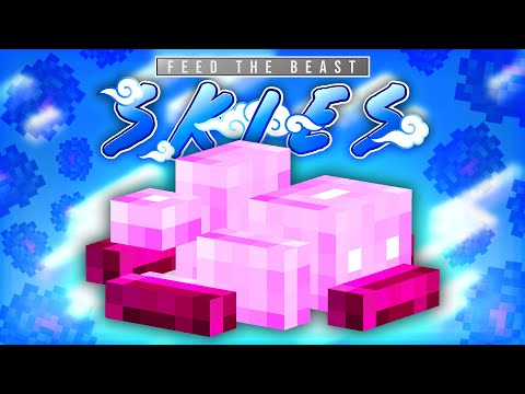 Minecraft FTB Skies | SIMULATING PRODUCTIVE BEES FOR MANA! #18 [Modded Questing Skyblock]