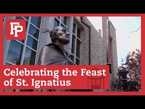 President Cashman delivers remarks on the Feast of St. Ignatius