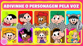 🔊 ADIVINHE O PERSONAGEM PELA VOZ - Desafio das Vozes | Maratona Turma da Mônica #dequeméavoz #monica