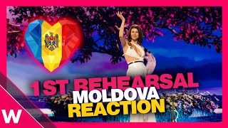 🇲🇩 Moldova First Rehearsal (REACTION) Natalia Barbu In the Middle @ Eurovision 2024.