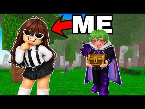 I Pretended to be an E-GIRL to Troll My Friends in 99 Nights in the Forest!