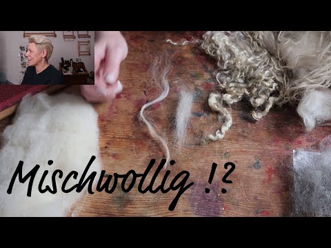 Deckhaare? Grannenhaare? Stichelhaare? - Mischwollige Schafsvliese erkennen und aufbereiten