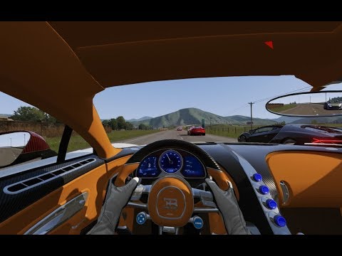 Battle Onboard Bugatti Chiron vs Super Cars at Highlands