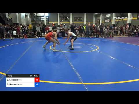 70 Kg Consolation - Zane Stoddard, San Francisco Wrestling Club Vs Gavin Damasco, New York
