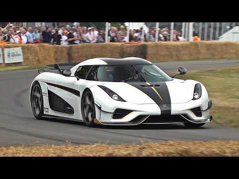 1500HP Koenigsegg Regera - FAST Accelerations, Drift & SOUNDS!