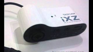Video thumbnail for TASCAM iXZ iOS Device Audio Interface by HarmonyCentral