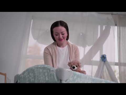 Миниатюра изображения товара Кровать-манеж Amarobaby Happy Place Forest / AMARO-26HPF/19 (голубой)