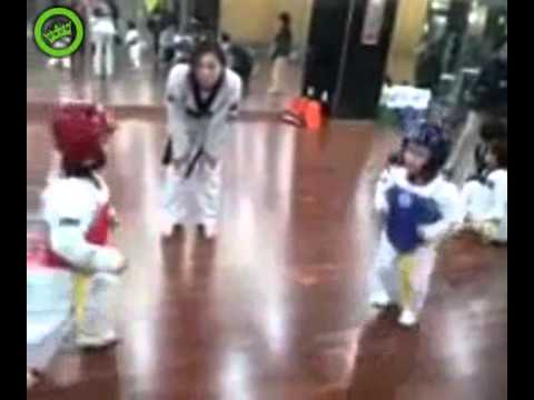 Hilariously Intense Taekwondo Fight
