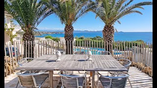 83PANO vakantiewoning aan het strand in Les Issambres voor 12 met 4-5 slaapkamer