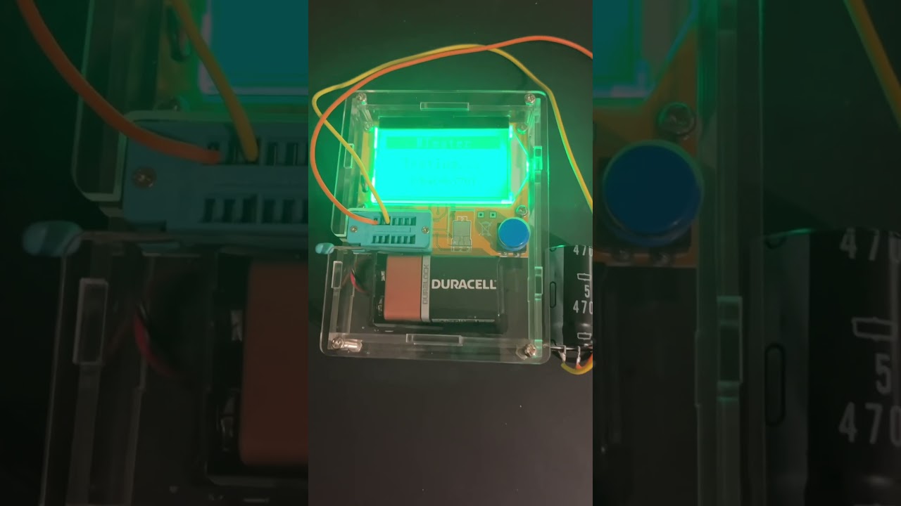 How to measure the real capacitance of a large capacitor (LCR-T4 Mega328 digital tester)