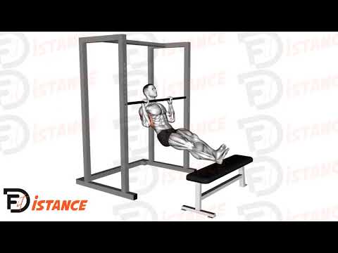 Exercice Tractions australiennes jambes surélevées