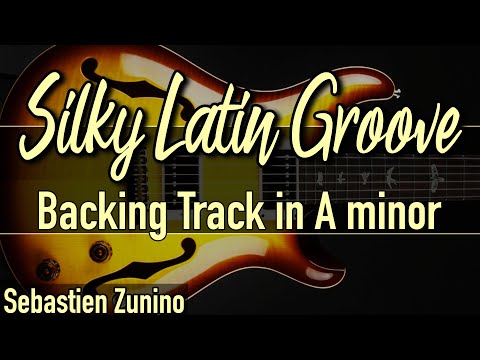 Silky Latin groove Backing Track in A minor | SZBT 943